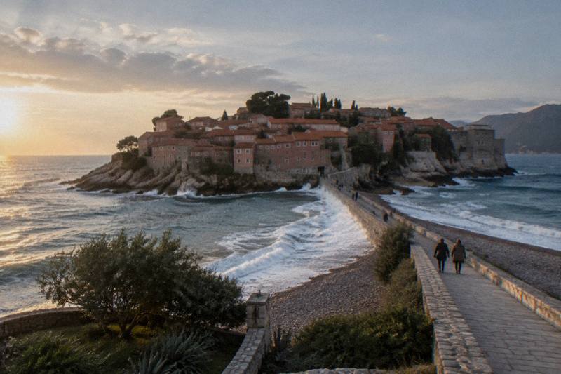 Budva and Sveti Stefan, 3 Hours